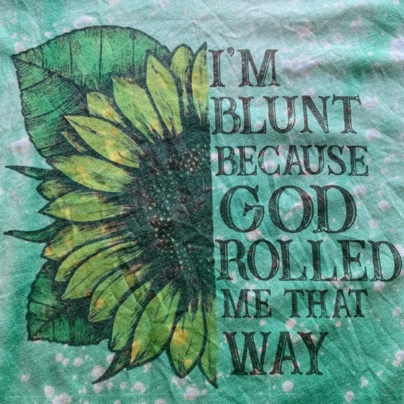 I’m blunt because God rolled me that way tank - Picture 2 of 2